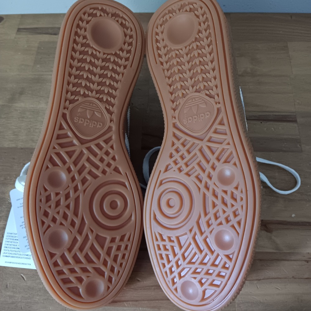 Adidas Handball Spezial W Womens 7 Brown New IF6490 Earth Strata Gum Suede Sneak - Picture 9 of 11